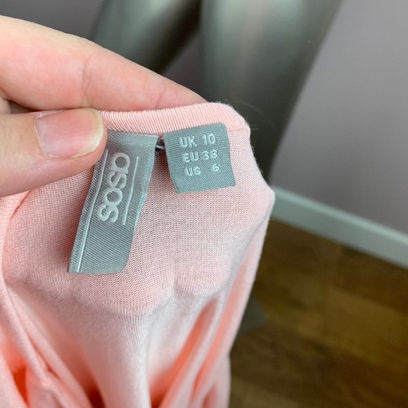 ASOS | Pink Maternity Short Sleeve Dress Size 6 - Picture 7 of 7